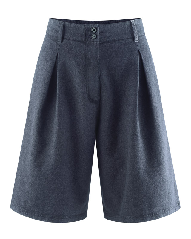 DH574 Bermuda Shorts mit dezentem Karomuster